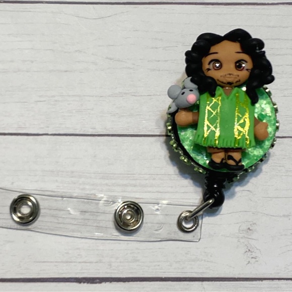 DISNEY - Encanto Bruno Badge Reel - Handmade - Picture 1 of 3